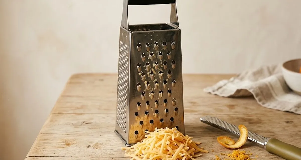 Четырёхгранная, плоская, для цедры и для корейской моркови – какая тёрка нужна и как не порезаться.